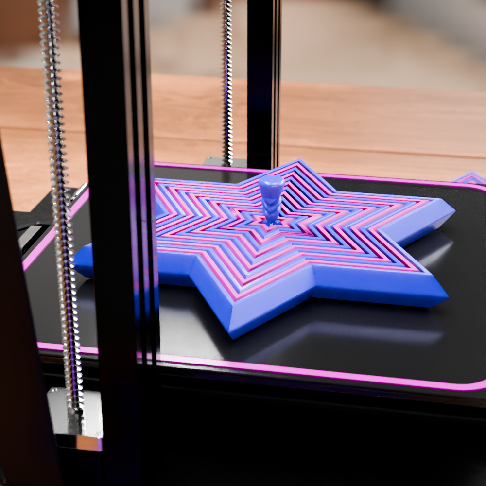 🟠 Expanded Sensory Star Satisfying Stress Releasing Fidget Toy