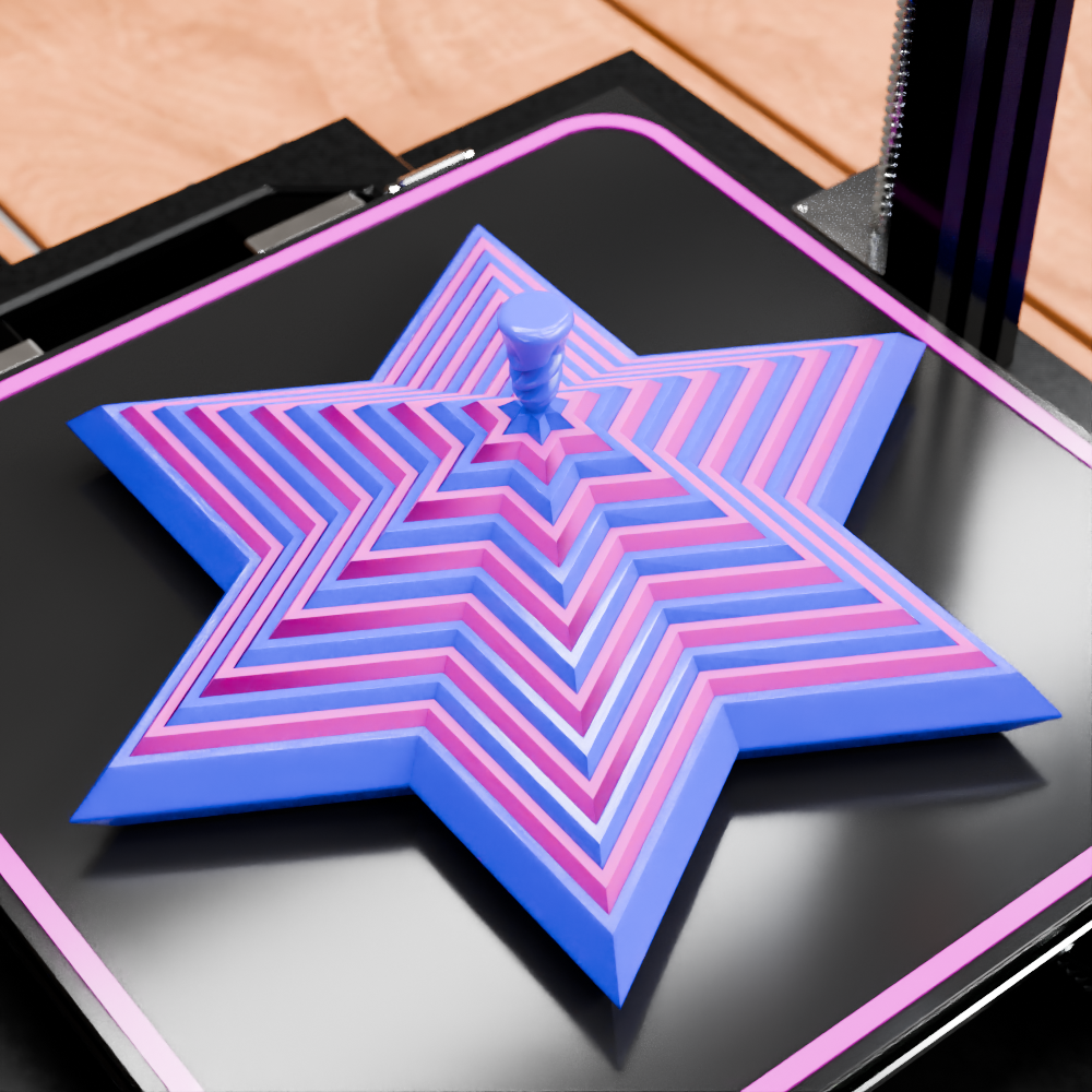 🟠 Expanded Sensory Star Satisfying Stress Releasing Fidget Toy