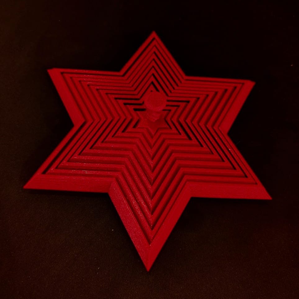 🟠 Expanded Sensory Star Satisfying Stress Releasing Fidget Toy