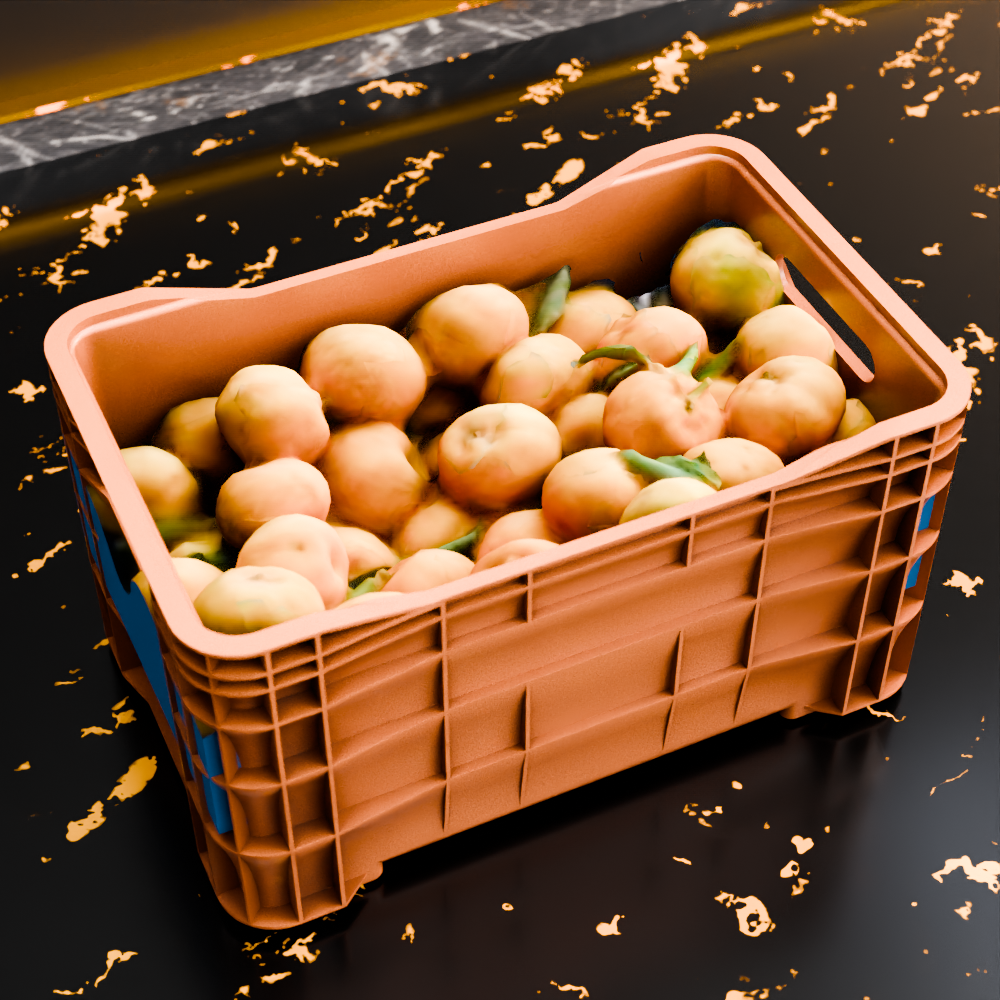 🟠 Multipurpose Transport Food Storage Crate