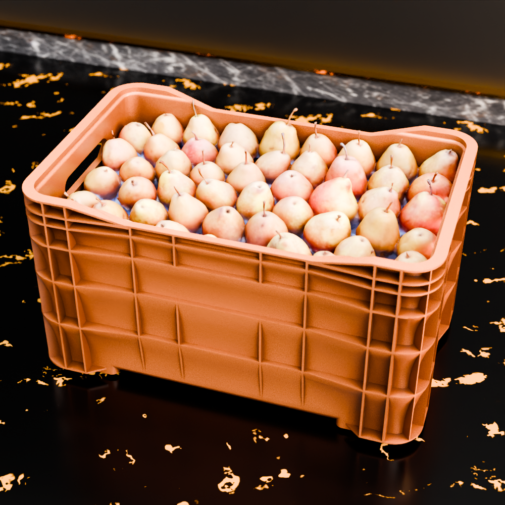 🟠 Multipurpose Transport Food Storage Crate
