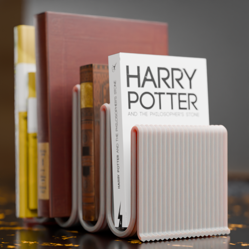 🟠 Book Stand Desk Organizer