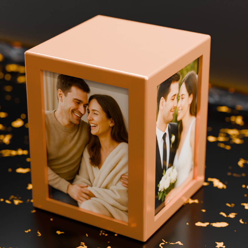 🟠 Forever Love Photo Moments Memory Box Holder
