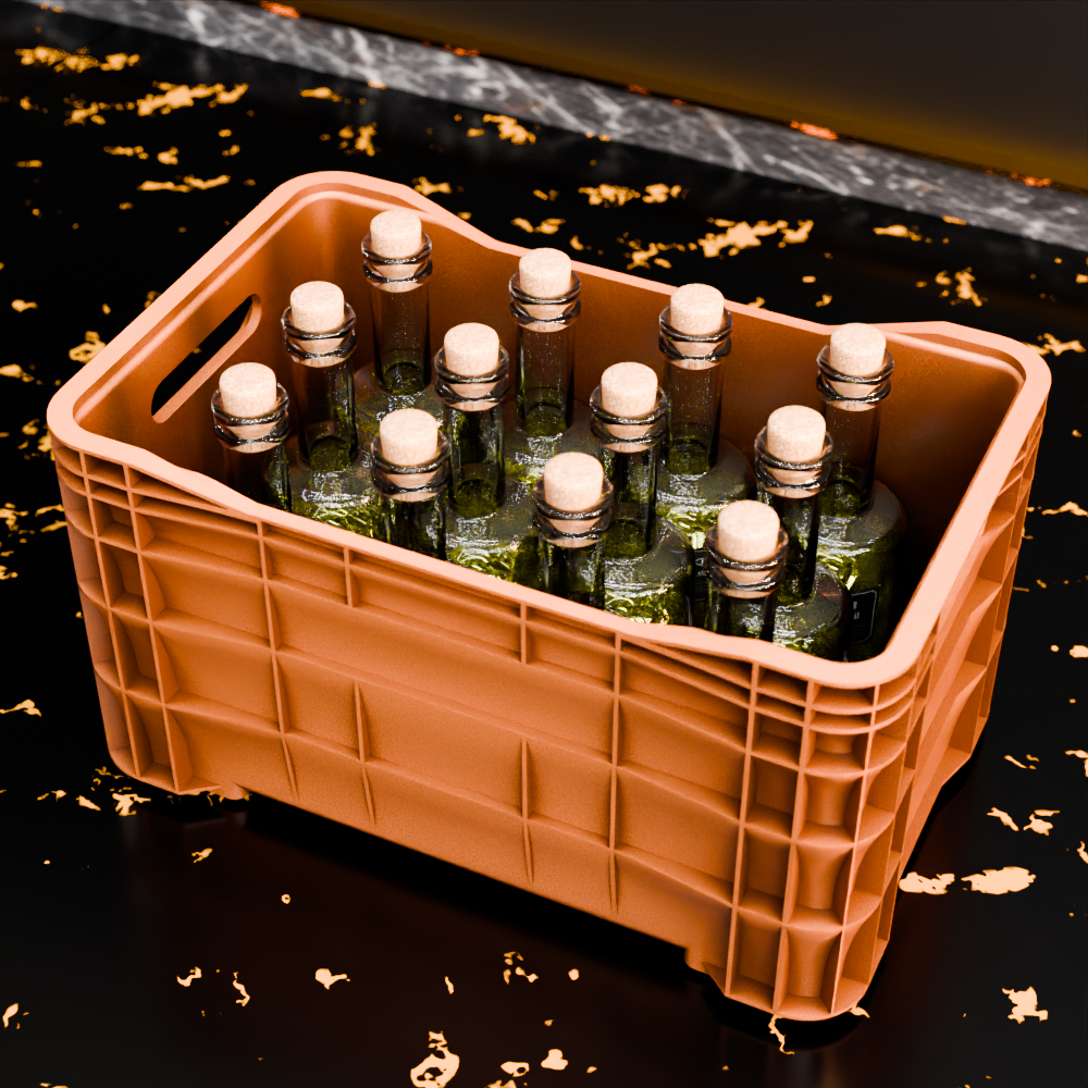 🟠 Multipurpose Transport Food Storage Crate