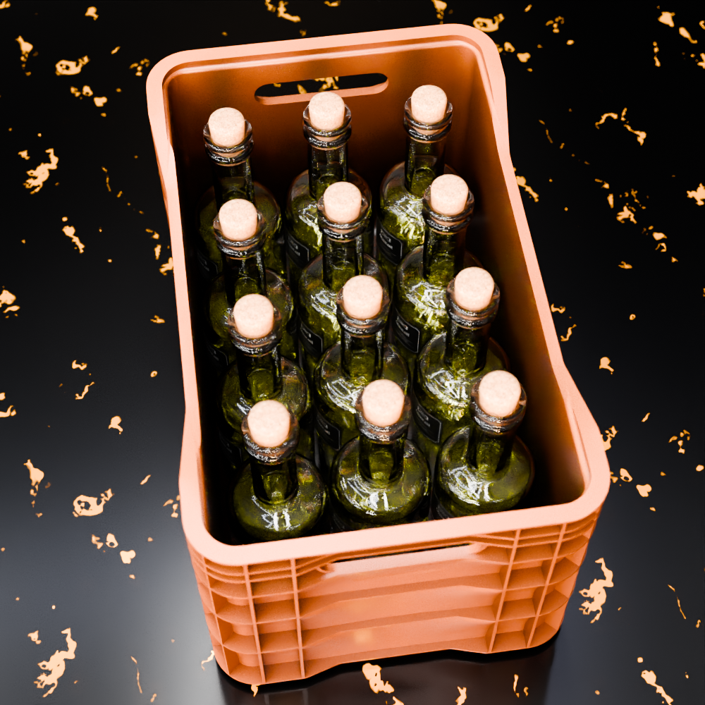 🟠 Multipurpose Transport Food Storage Crate