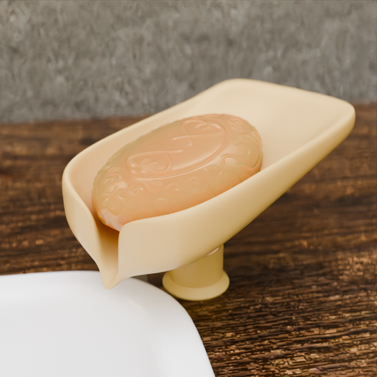 🟠 Angled Draining Soap Dish Holder