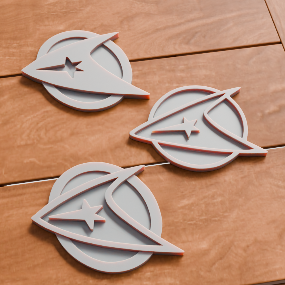 🟠 Star Trek Crew Starfleet Logo Emblem Insignia Badge