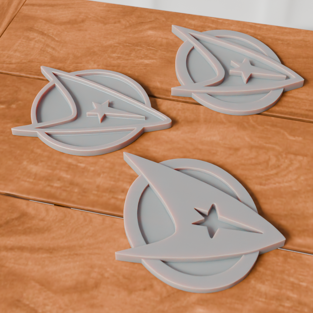 🟠 Star Trek Crew Starfleet Logo Emblem Insignia Badge