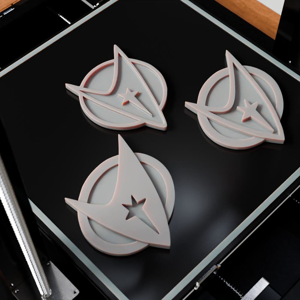 🟠 Star Trek Crew Starfleet Logo Emblem Insignia Badge