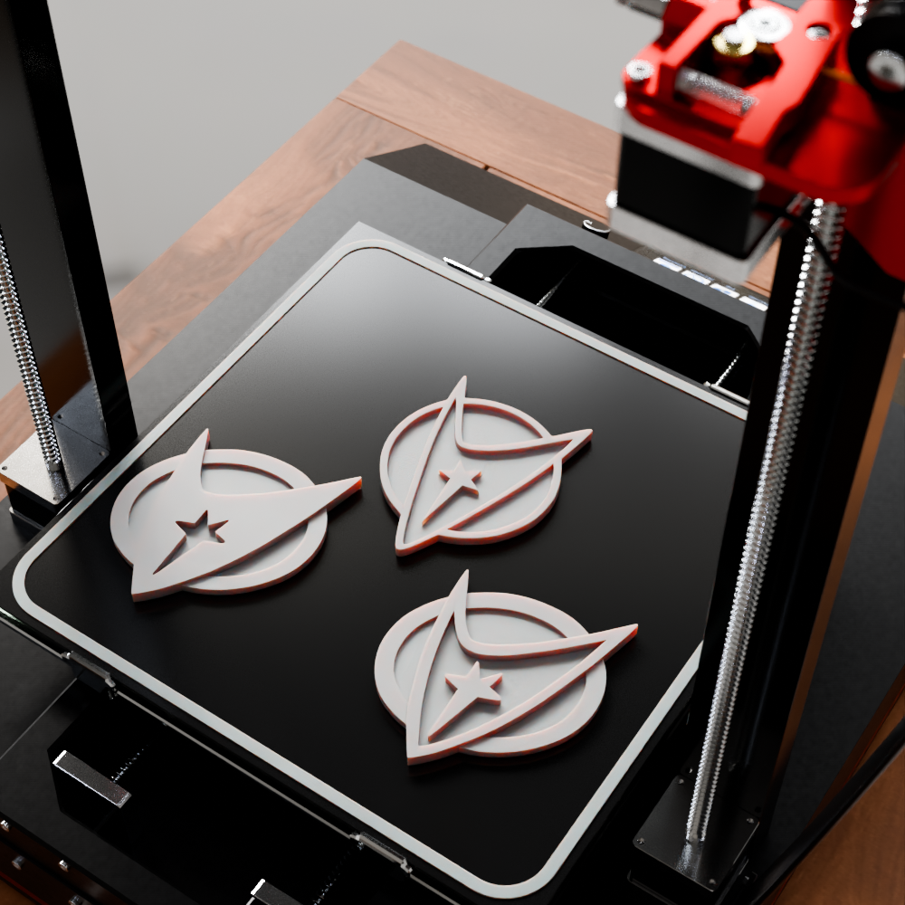 🟠 Star Trek Crew Starfleet Logo Emblem Insignia Badge