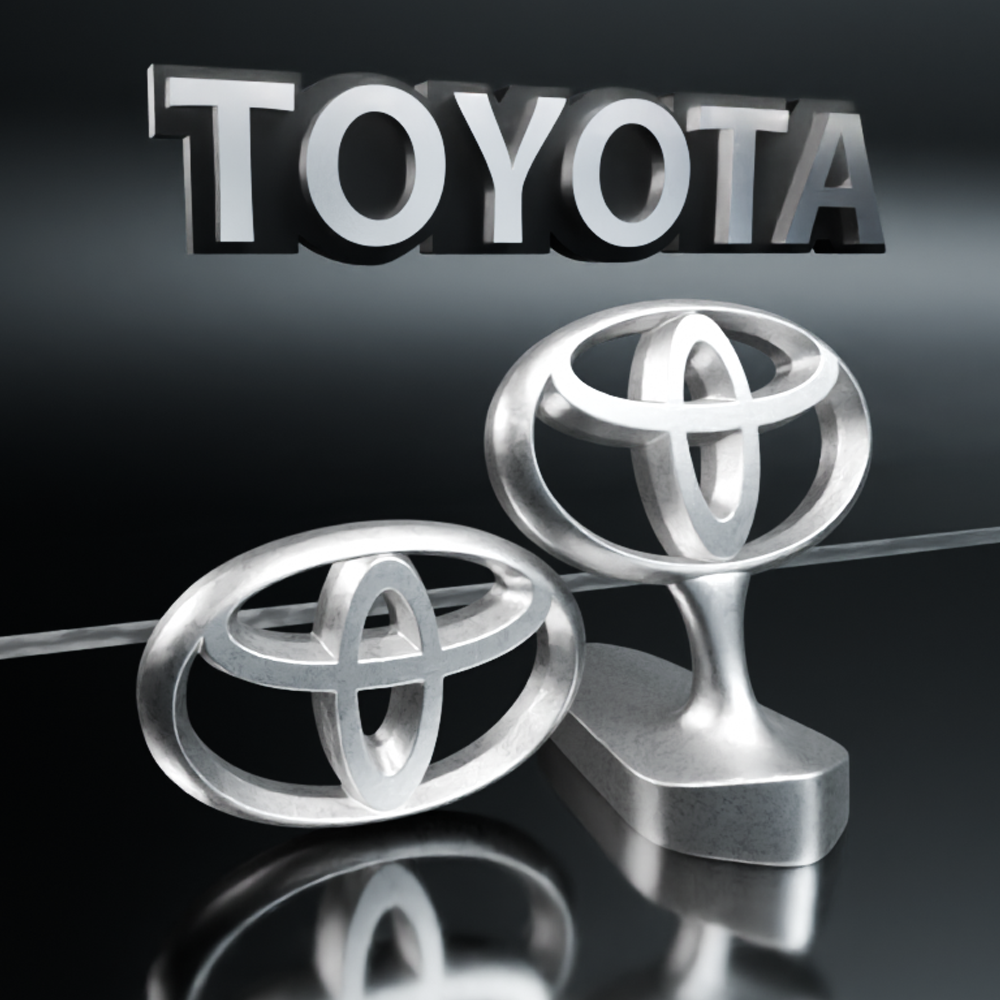 🟢 TOYOTA Car SUV Logo Emblem Badge Sign Crest Symbol Mark Insignia
