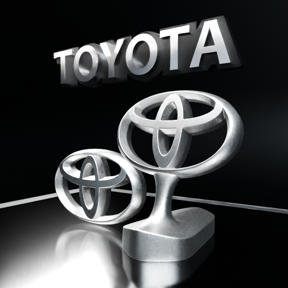 🟢 TOYOTA Car SUV Logo Emblem Badge Sign Crest Symbol Mark Insignia