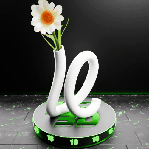 🟢 Spiral Curved Simple Minimalist Tube Vase #1