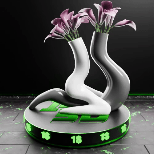 🟢 Male Female Girl Boy Tube Loving Couple Vase